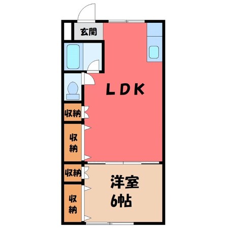 結城駅 徒歩26分 2階の物件間取画像